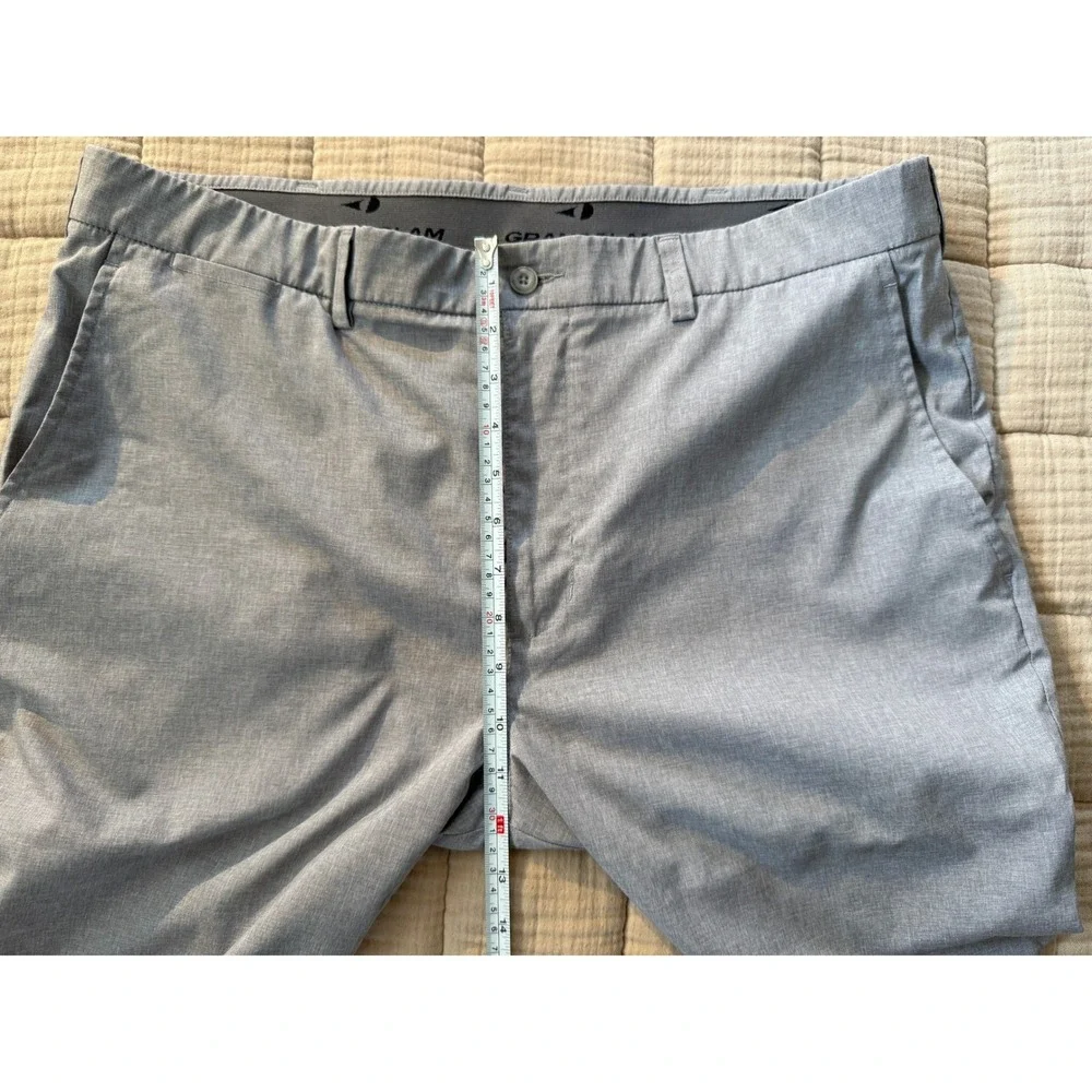 Grand Slam‎ Shorts Mens 38 Gray Golf Performance Flat Front Stretch